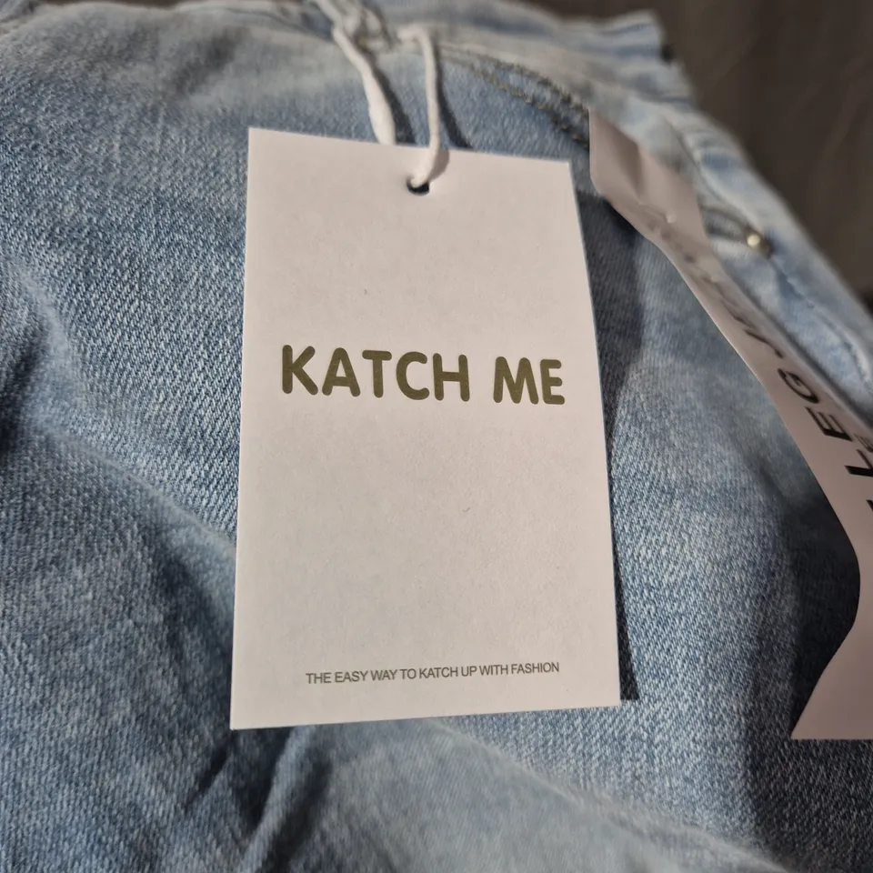 KATCH ME WOMEN'S PREMIUM DENIM JEANS – ORIGINAL DESIGN, UK 12 (EU 40)