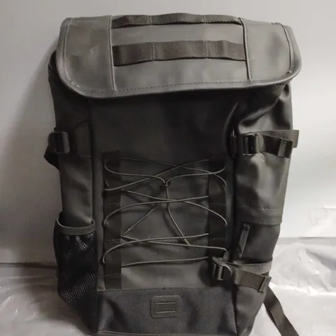 RAINS BLACK LARGE BACKPACK