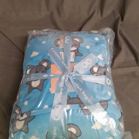 OO OVERSIZED OODIE BLUE KOALAS