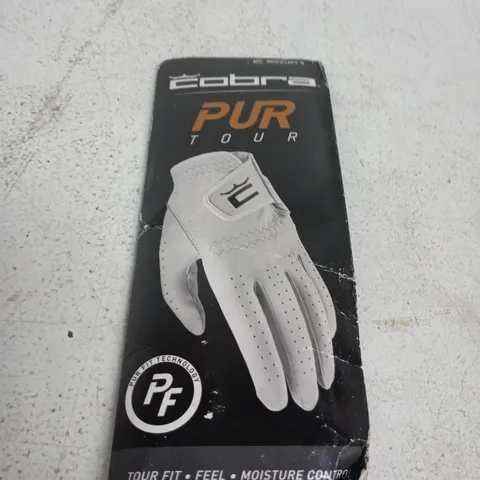 COBRA TOUR GOLF GLOVE β MEN'S LEFT-HAND, UK SMALL (S)