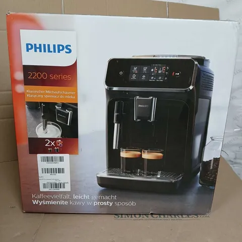 BOXED PHILIPS EP2 FULLY AUTOMATIC COFFEE MACHINE