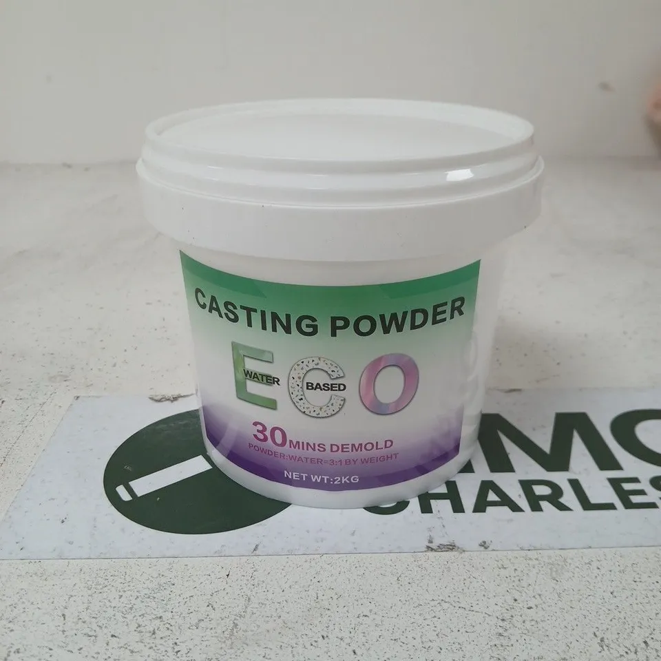 ECO CASTING POWDER – WATER-BASED, 2KG, 30 MINS DEMOULD