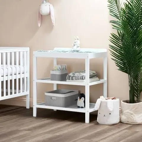 BOXED OBABY OPEN CHANGING UNIT - WHITE (1 BOX)