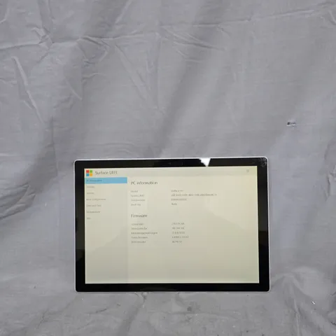 MICROSOFT SURFACE PRO 5 TABLET – I5, 4GB RAM, 128GB, 12.3-INCH DISPLAY (NO KEYBOARD/CHARGER)