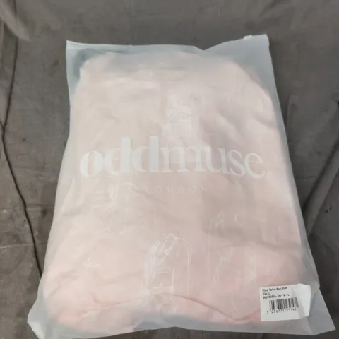 BAGGED ODDMUSE LONDON HALTER MAXI DRESS – WHITE, UK SIZE L