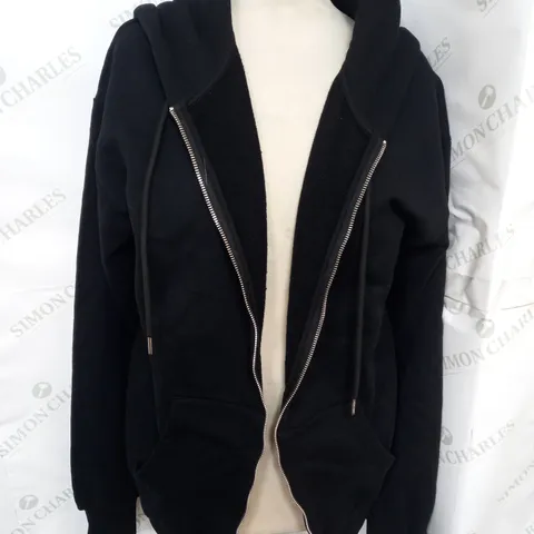 CELINE ZIP UP HOODIE IN BLACK SIZE M