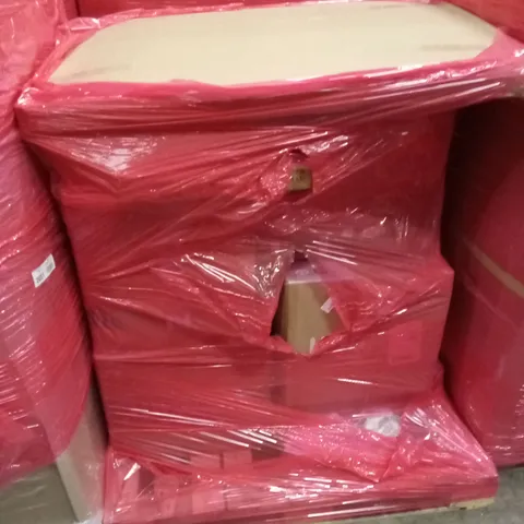 PALLET OF ASSORTED HOUSEHOLD GOODS AND PRODUCTS TO INCLUDE; ZUMMI STROLLERS, BOXED FURNITURE ETC