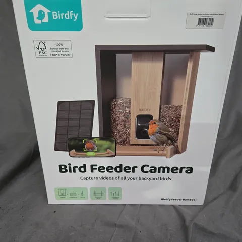 BOXED BIRDFY BIRD FEEDER CAMERA 