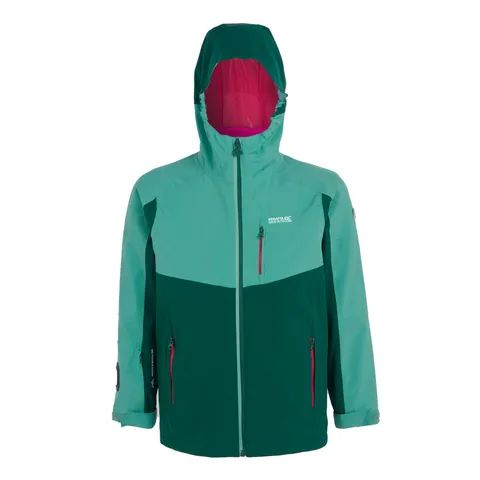 BRAND NEW REGATTA GIRLS TREKKTAIN 3-IN-1 JACKET - RAIN FOREST/DUSTY GREEN SIZE UK 3-4 YEARS