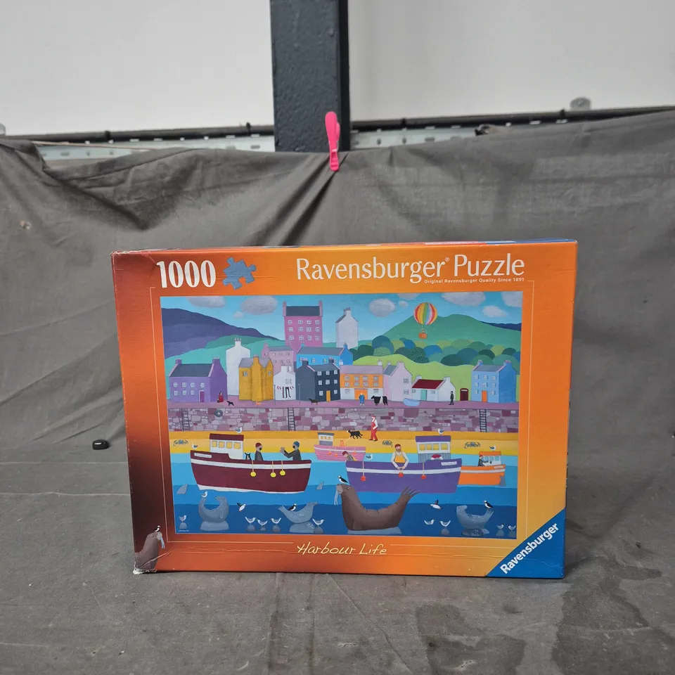RAVENSBURGER 1000-PIECE HARBOUR LIFE PUZZLE