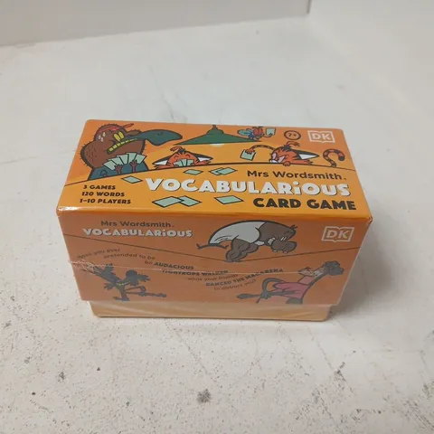SEALED MRS WORDSMITH VOCABULARIOUS CARD GAME. AGES 7-11