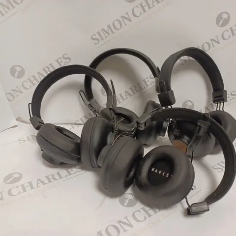 4 X HOUSE OF MARLEY POSITIVE VIBRATIONS 2 WIRELESS BLUETOOTH HEADPHONES 