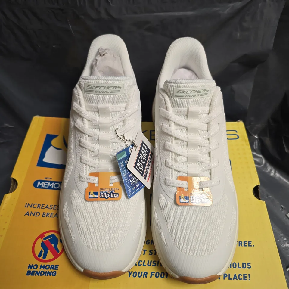 SKECHERS SLIP-INS WOMEN'S SNEAKERS – WHITE, UK 7 (US 10)