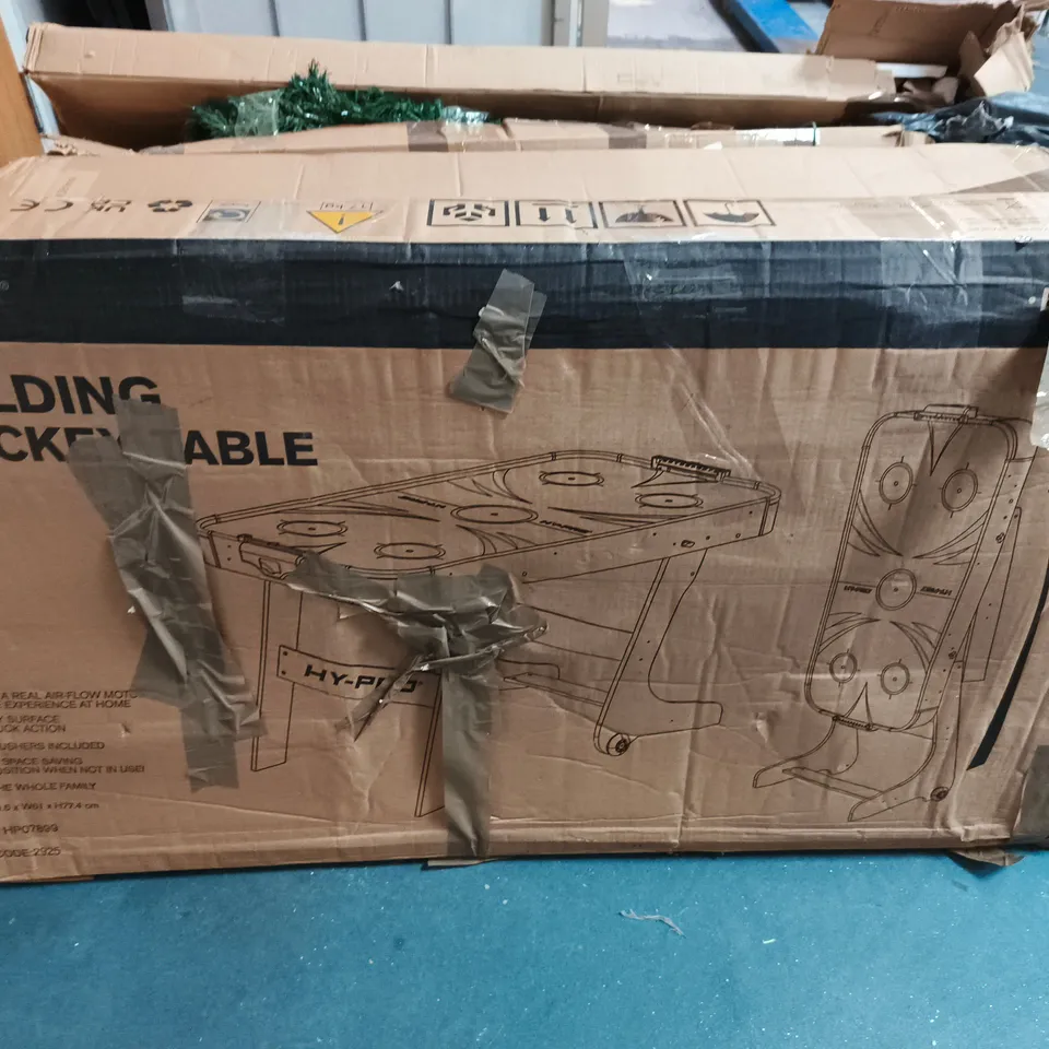 BOXED HY-PRO 4FT AIR TIME FOLDING HOCKEY TABLE - COLLECTION ONLY