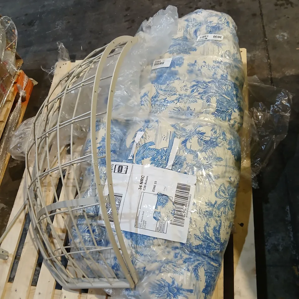 MY GARDEN STORIES OSLO PADDED LARGE ROCKING CHAIR