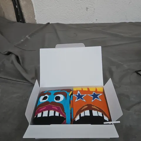 UNITED ODDSOCKS FUNK YOU! SIX ODD SOCKS WITH ATTITUDE – BOXED - UK SIZE 6-11