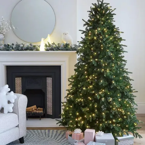 BOXED MARBURY 6FT (182cm) PRE-LIT CHRISTMAS TREE (1 BOX)