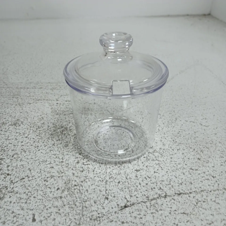 VOLLRATH CONDIMENT JAR – POLYCARBONATE WITH CLEAR LID, 12-PACK