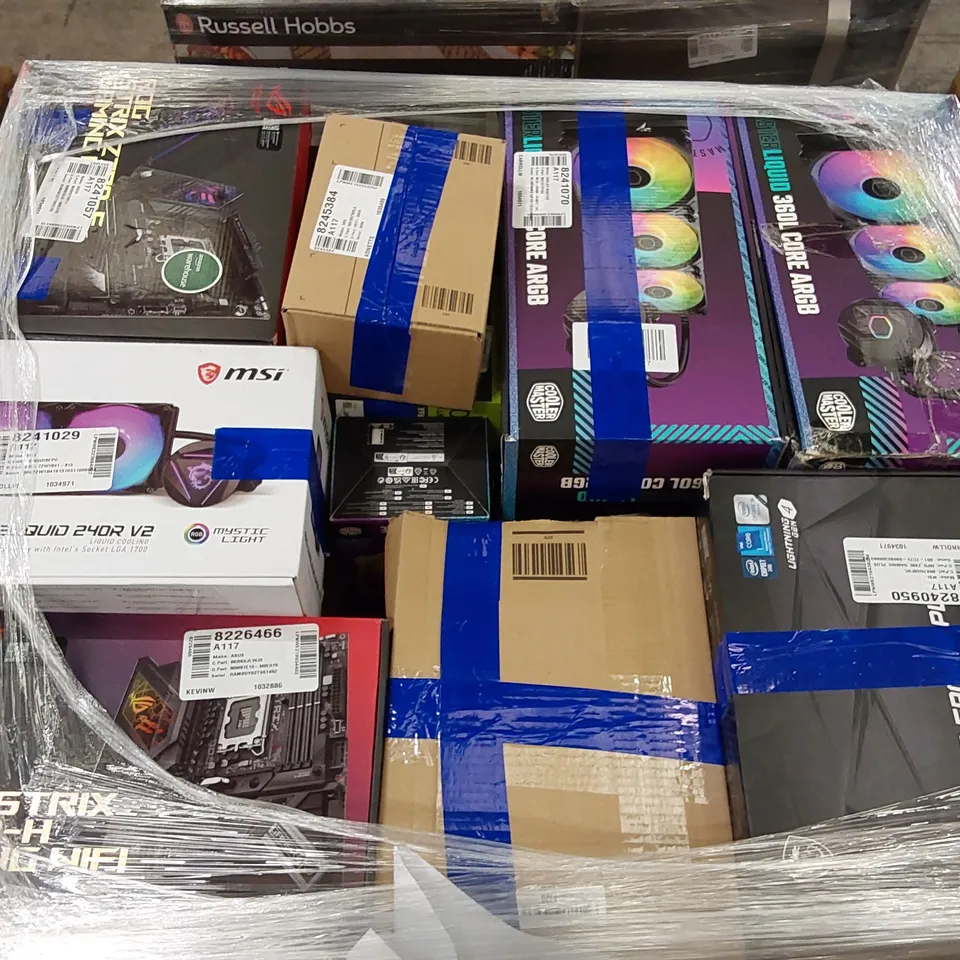 PALLET OF APPROXIMATELY 132 UNPROCESSED RAW RETURN HIGH VALUE ELECTRICAL GOODS TO INCLUDE;