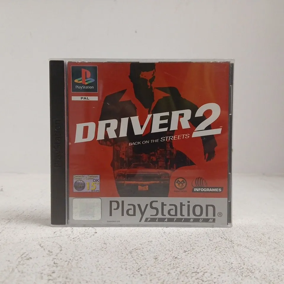 DRIVER 2: BACK ON THE STREETS – PLAYSTATION 1 VIDEO GAME