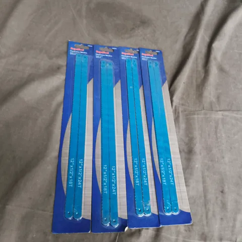 HACKSAW BLADES 12IN X 1/2IN X 24T β PACK OF 4