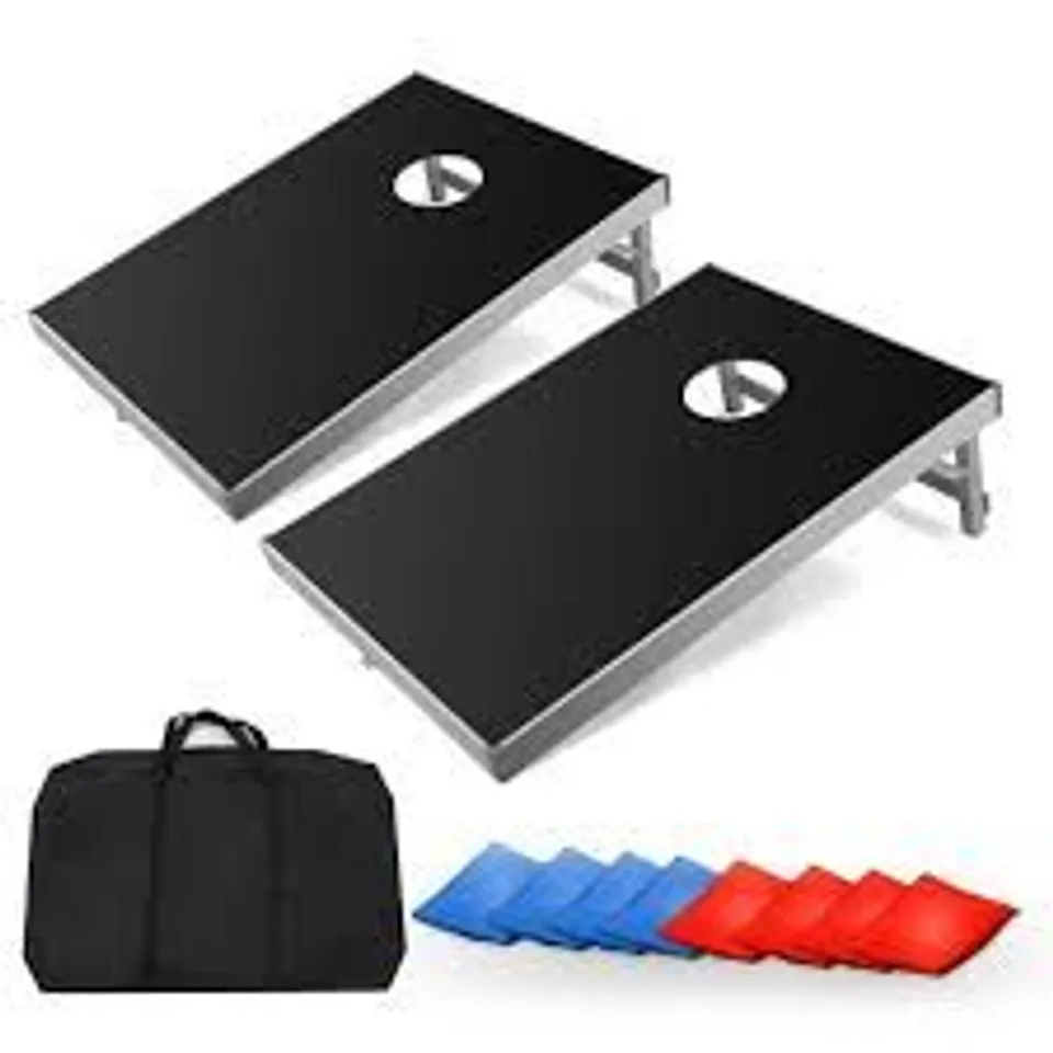 BOXED COSTWAY CORNHOLE BOARD GAME WITH CARRYING BAG