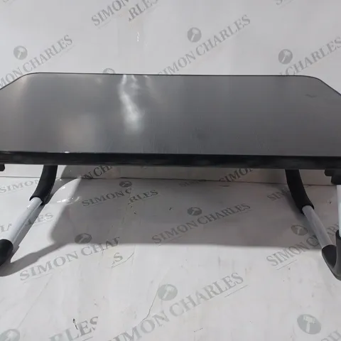 UNBRANDED SMALL DESK W. FOLDING LEGS IN BLACK