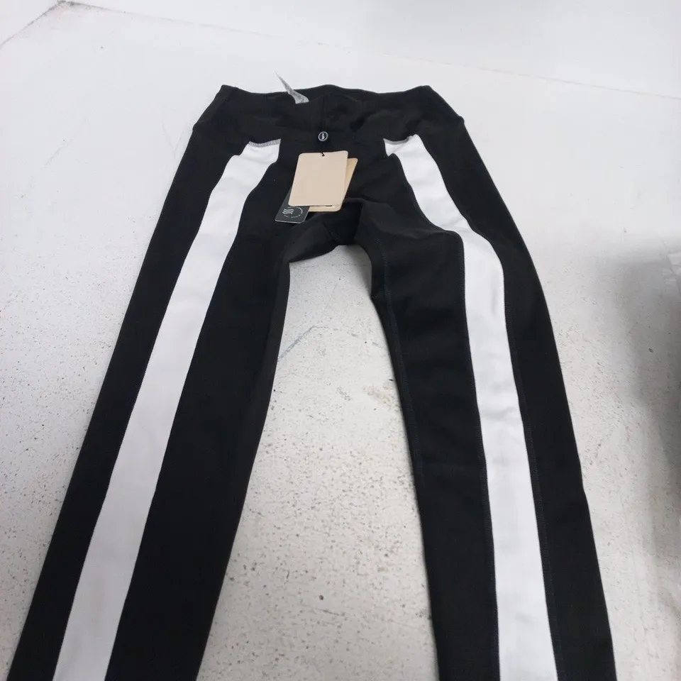 BORN LIVING YOGA LEGGINGS – BLACK/WHITE - S
