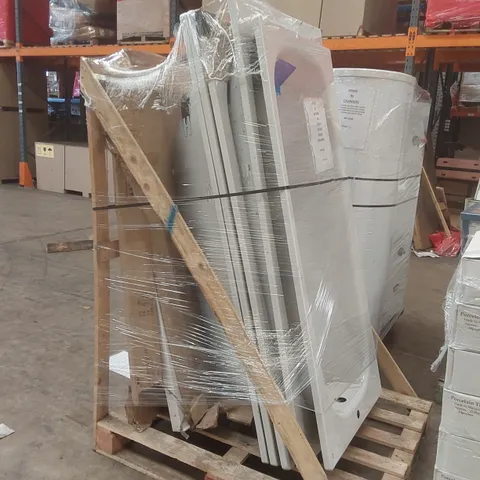 PALLET CONTAINING APPROXIMATELY 6x DESIGNER ANTI-SLIP STEALTH STEEL BATHS
