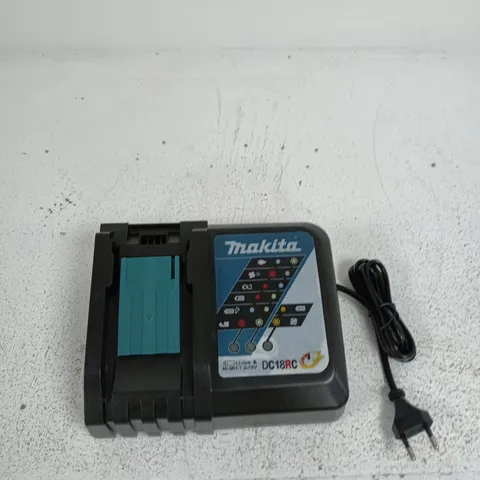 MAKITA DC18RC RAPID CHARGER FOR LI-ION BATTERIES – WITH MAINS LEAD