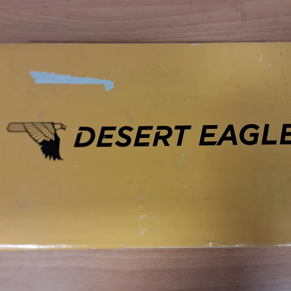 BOXED DESERT EAGLE. 50AE 6MM GAS BLOWBACK BB PISTOL