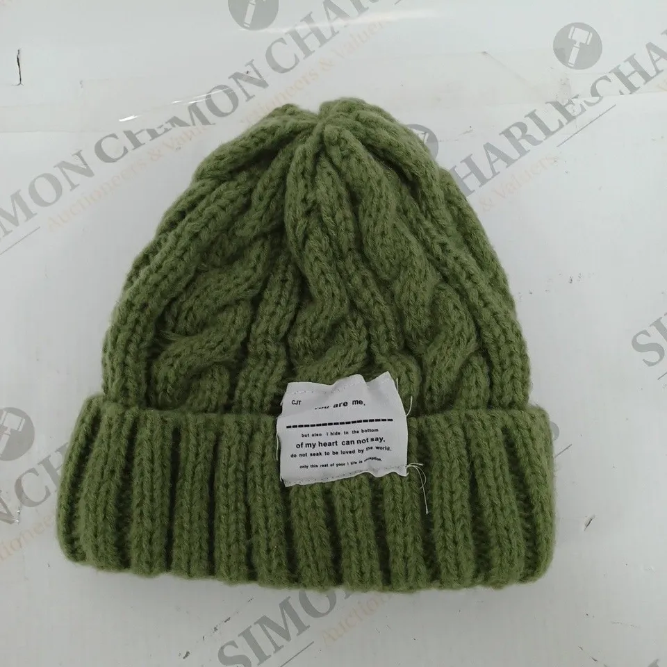 GREEN CJT BEANIE