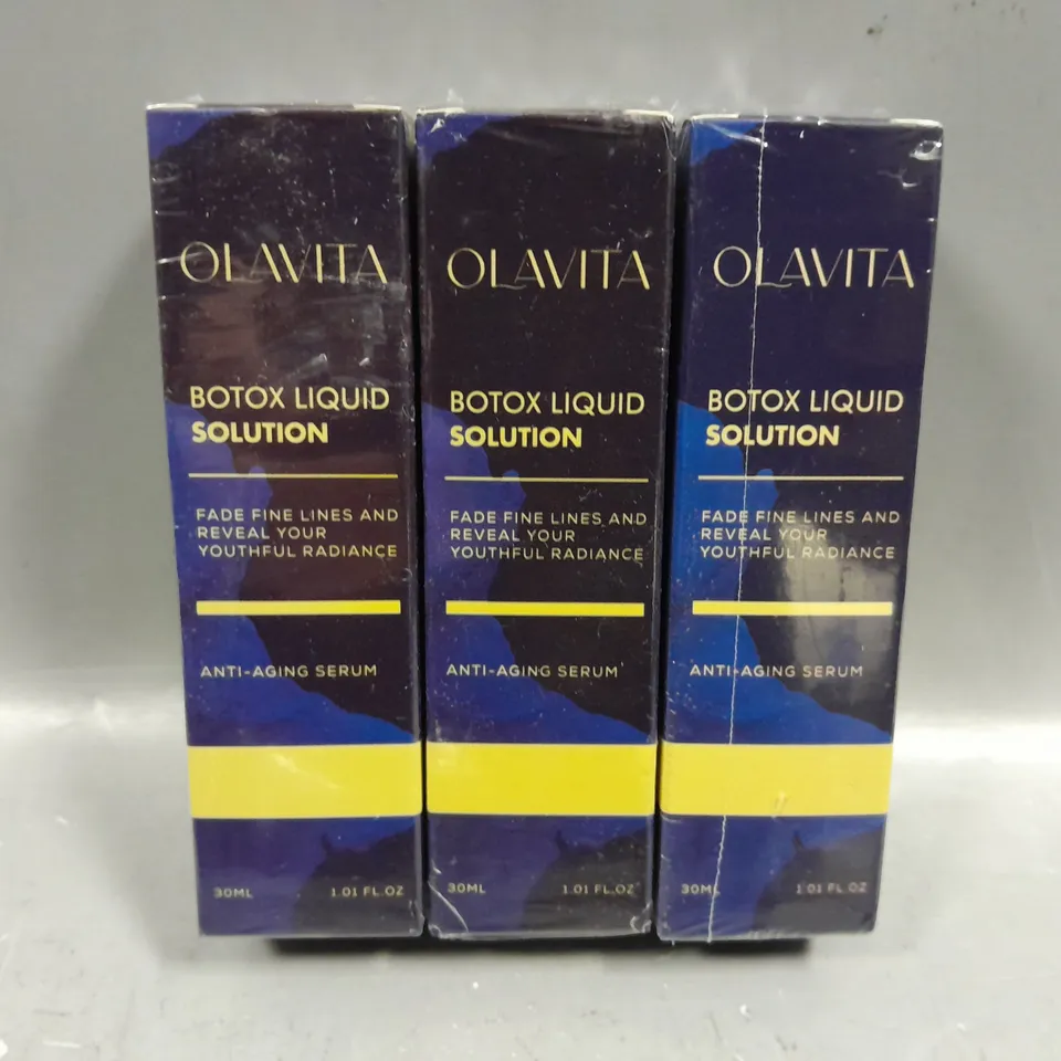 13 X 30ML OLAVITA BOTOX LIQUID SOLUTION ANTI-AGING SERUM