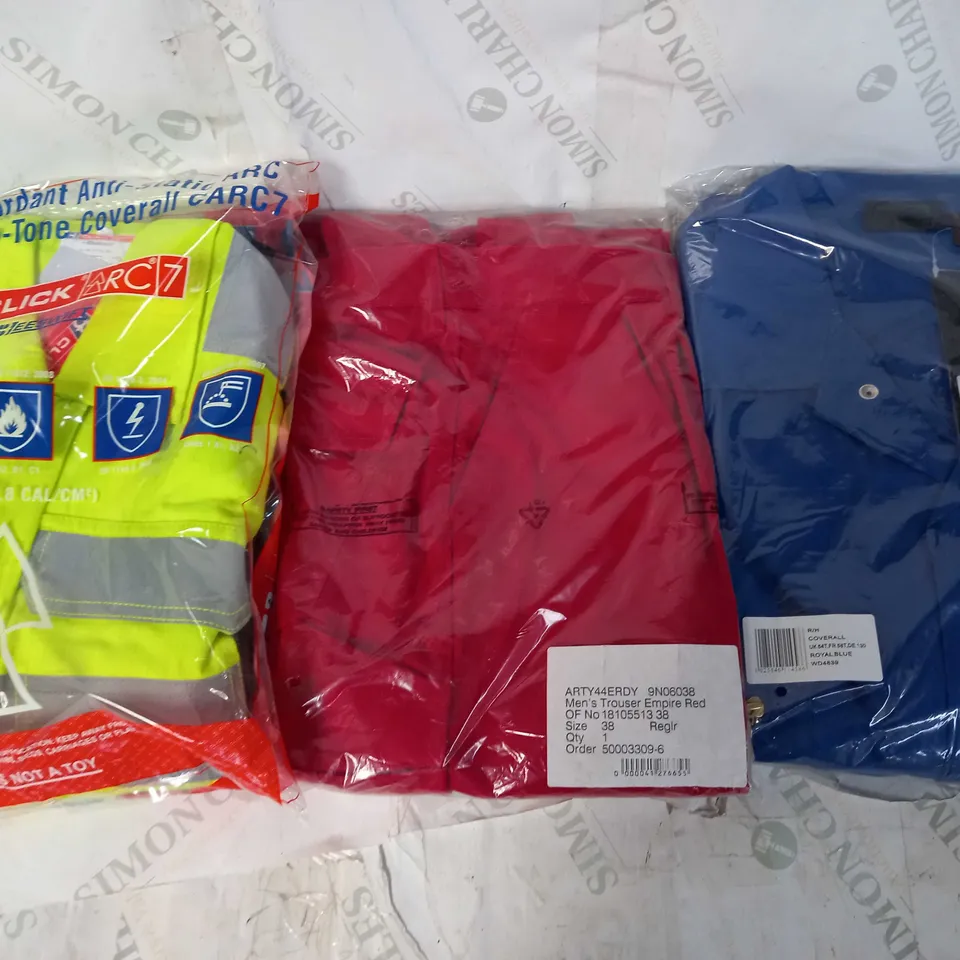 HI-VIS SAFETY WORKWEAR APPROX. 13 ITEMS 