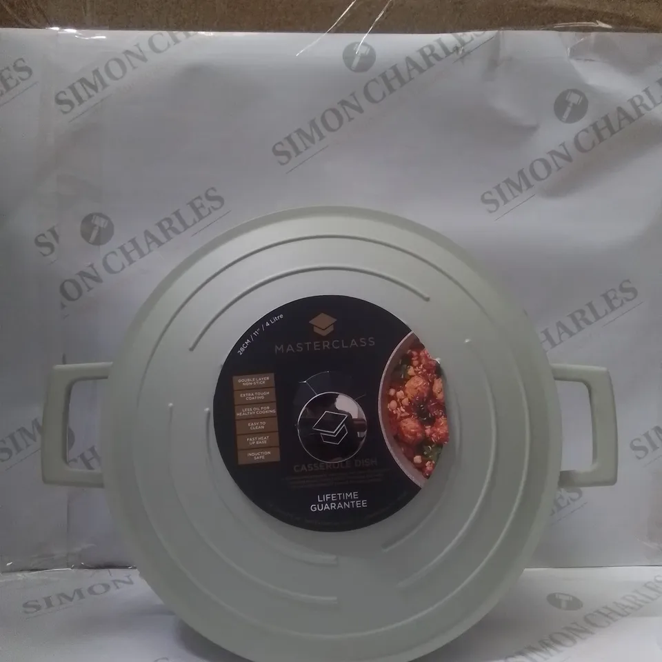 BRAND NEW BOXED MASTERCLASS CASSEROLE DISH - KHAKI GREEN