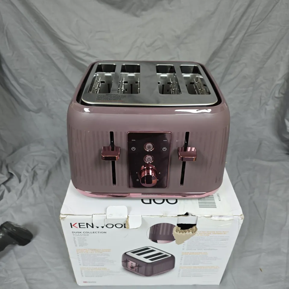 BOXED KENWOOD DUSK COLLECTION TOASTER IN PURPLE 