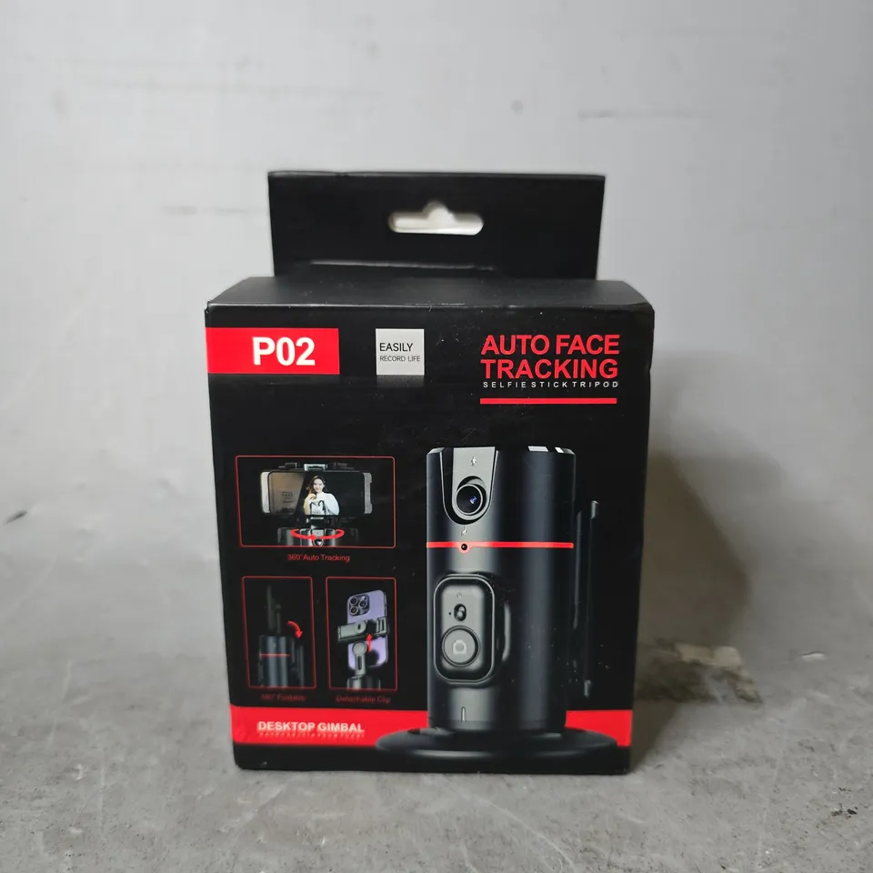 BOXED P02 AUTO FACE TRACKING DESKTOP GIMBAL 