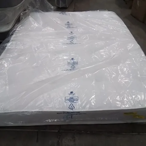 QUALITY BAGGED AFIA SERENITY EGYPTIAN QUALITY COTTON COIL SPRING HAND TUFTED MATTRESS - 150CM KING SIZE