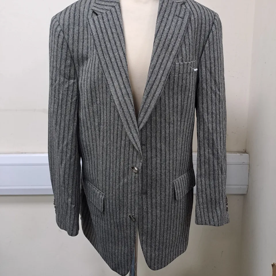 DESCH 100% WOOL SUIT JACKET - 50R