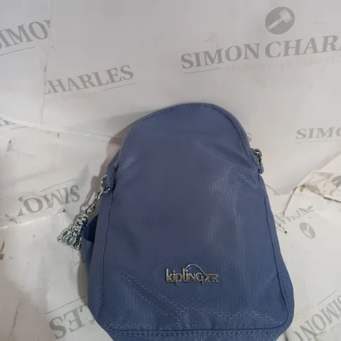 KIPLING LIGHT BLUE STRAPPED BAG