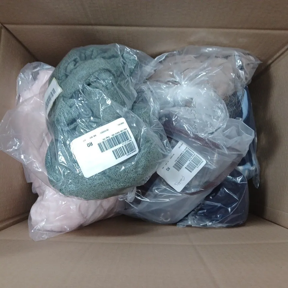 APPROXIMATELY 10 LADIES CLOTHING ITEMS ASSORTED COLOURS, SIZES AND STYLES