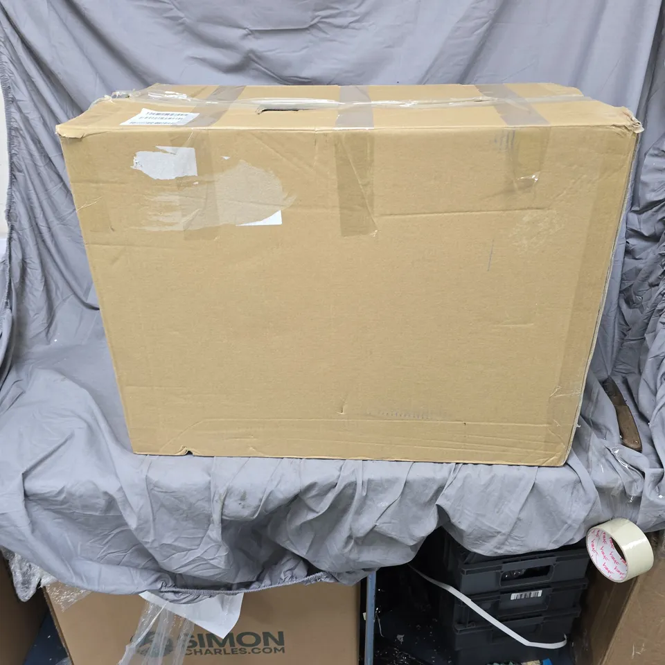 WICKER STORAGE CHEST / TRUNK – DARK WOVEN RATTAN, RECTANGULAR WITH LID