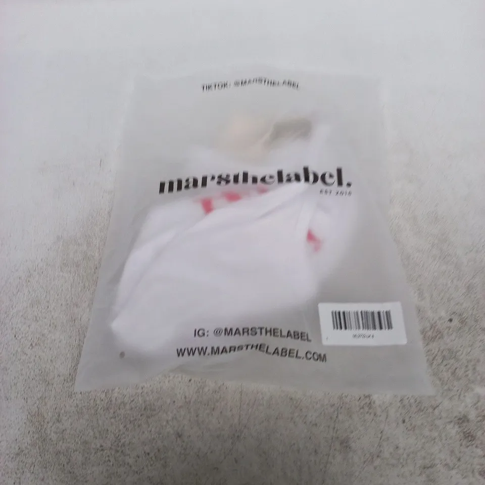 MARS THE LABEL WHITE TANK TOP – WOMEN'S UK SIZE 8