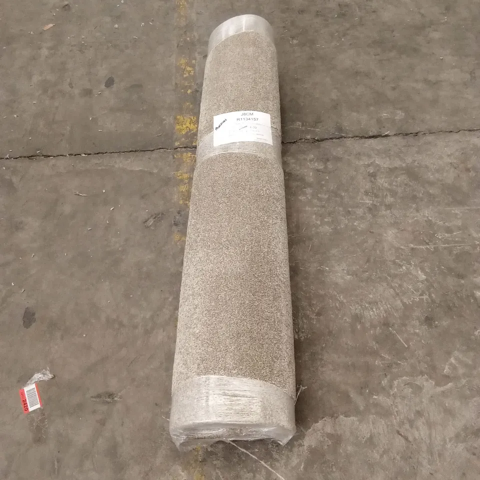 ROLL OF QUALITY MIGHTY TWIST STONE 1550 CARPET // APPROX SIZE; 1.65 x 4m