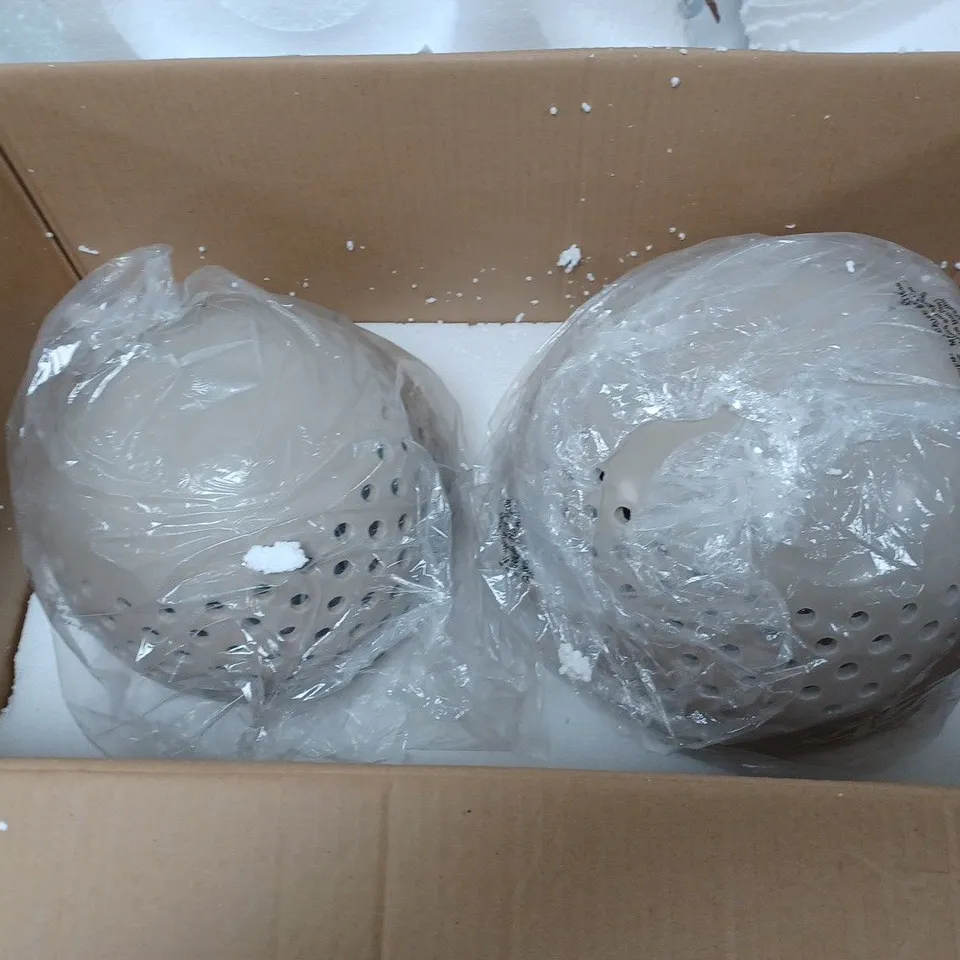 K BY KELLY HOPPEN SET OF 2 INDOOR OUTDOOR ORBS 25CM AND 30CM - TAUPE