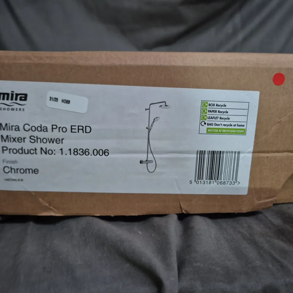 MIRA CODA PRO ERD MIXER SHOWER – CHROME FINISH (PRODUCT NO. 1.1836.006)