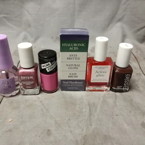 APPROXIMATELY 20 BOTTLES OF NAIL VARNISH TO INCLUDE ESSIE, BARRY M AND MANICURIST