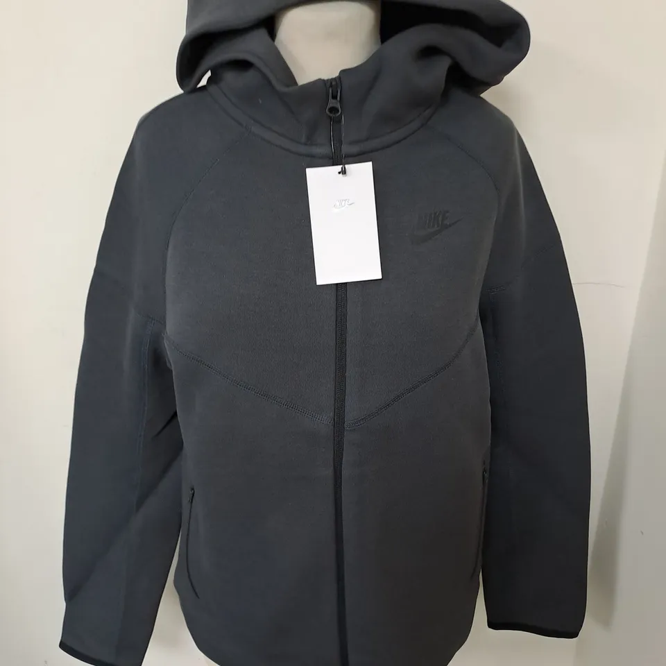 NIKE KIDS TECH FZ HOODIE IN GREY - XL