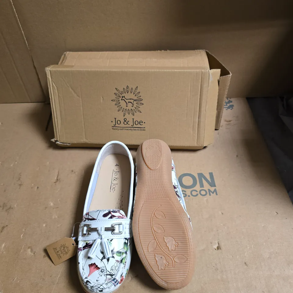 JO & JOE FLORAL PRINT LOAFERS – WOMEN’S, UK SIZE 4