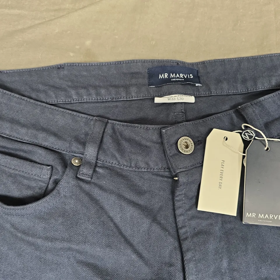 MR MARVINS TROUSERS IN COSMIC - W33 L30